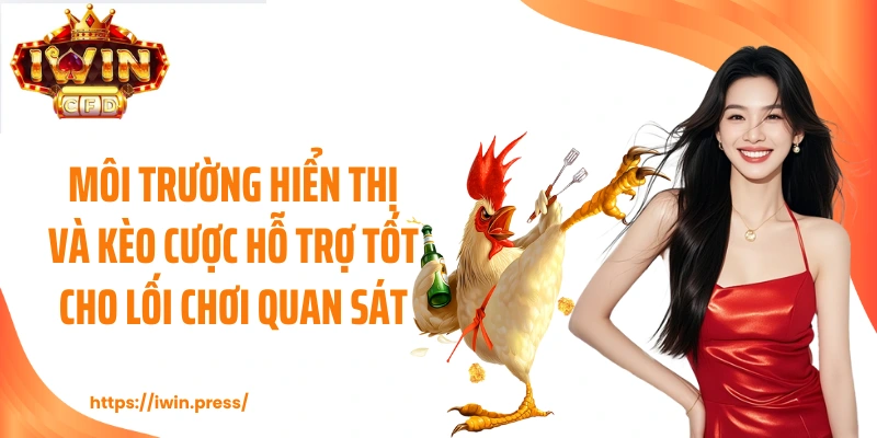 Môi trường hiển thị và kèo cược hỗ trợ tốt cho lối chơi quan sát
