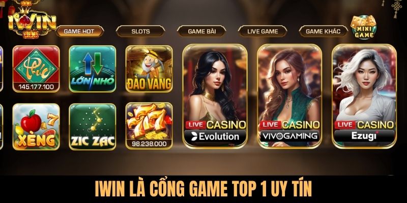 iWin là cổng game top 1 uy tín